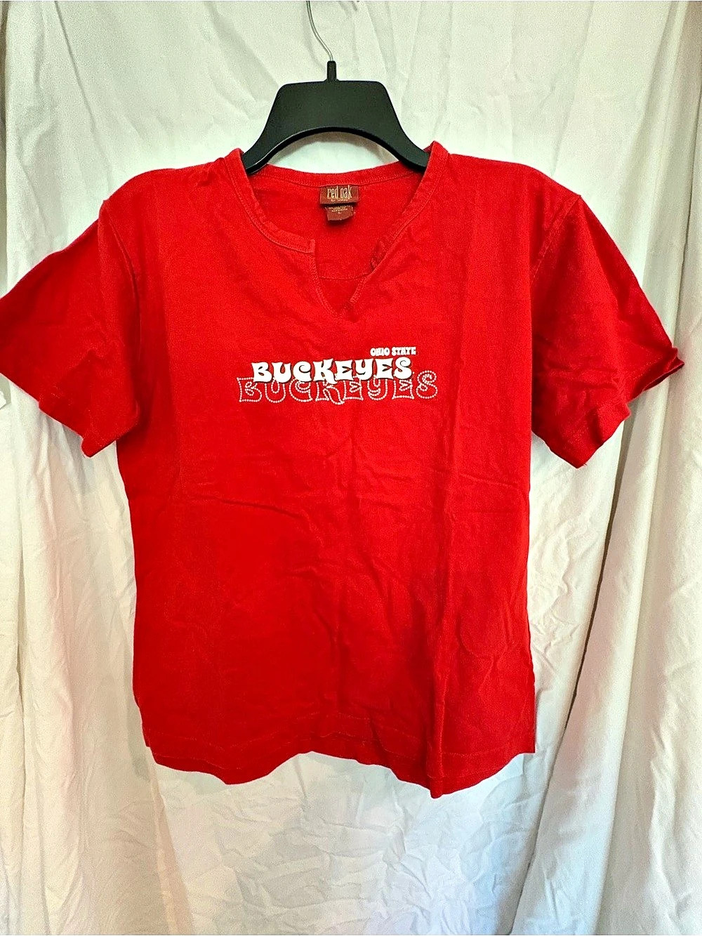 Red Oak Graphic Ohio State Short Sleeve Tee in Red Large